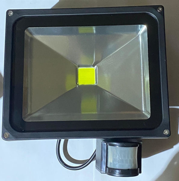 Imagen de Reflector 30w con sensor de movimiento Luz Fria