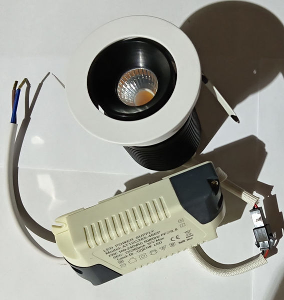 Imagen de Downlight embutir 10w luz calida con driver