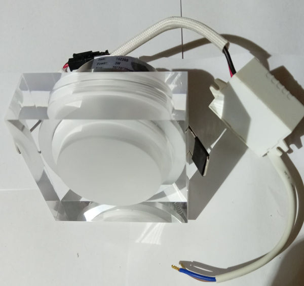 Imagen de Downlight 3w luz calida acrilico