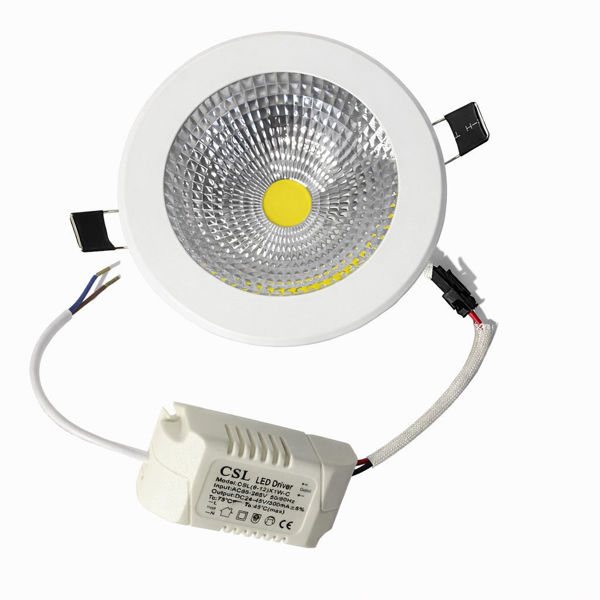 Imagen de Downlight de embutir 10w Luz calida Blanco