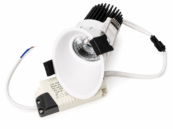 Imagen de Downlight de embutir 10w Blanco luz calida cob