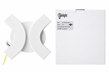 Imagen de Lampara aplique de pared 4 luces 4x1w calida blanca